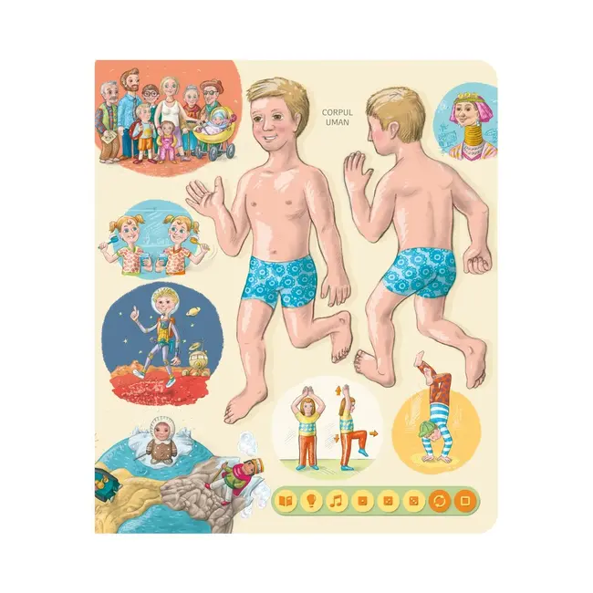 Raspundel Istetel, carte Corpul uman BKF69367