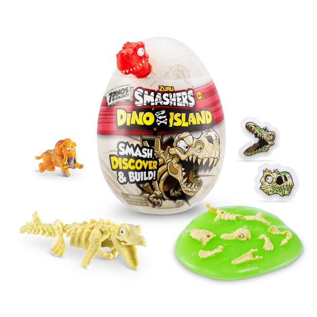 Smashers - Mini Ou surpriza cu 6 accesorii, Dino Island BKF7495