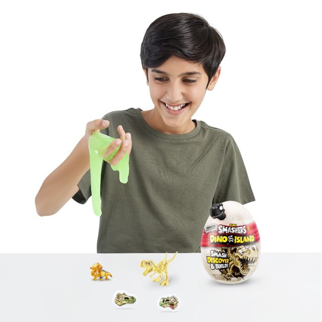 Smashers - Mini Ou surpriza cu 6 accesorii, Dino Island BKF7495