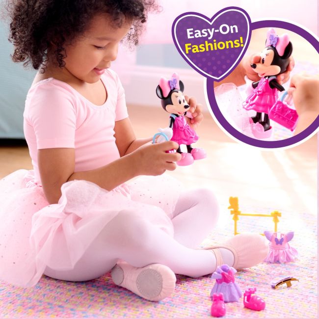 Disney Minnie Mickey - Papusa cu accesorii, Ballerina BKF88198