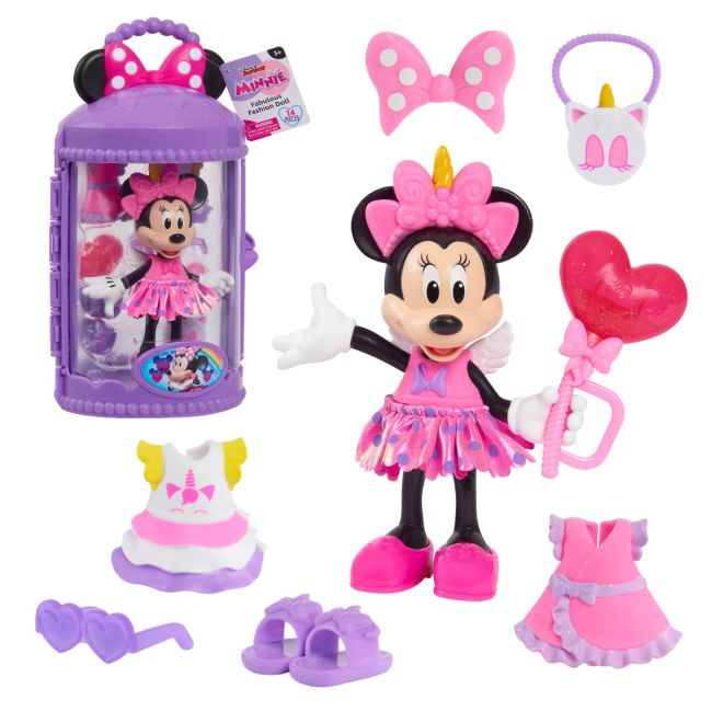 Disney Minnie Mickey - Papusa cu accesorii, Unicorn BKF89942