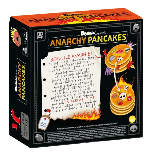 Joc Dobble Anarchy Pancakes, limba romana BKFDOBAP08RO