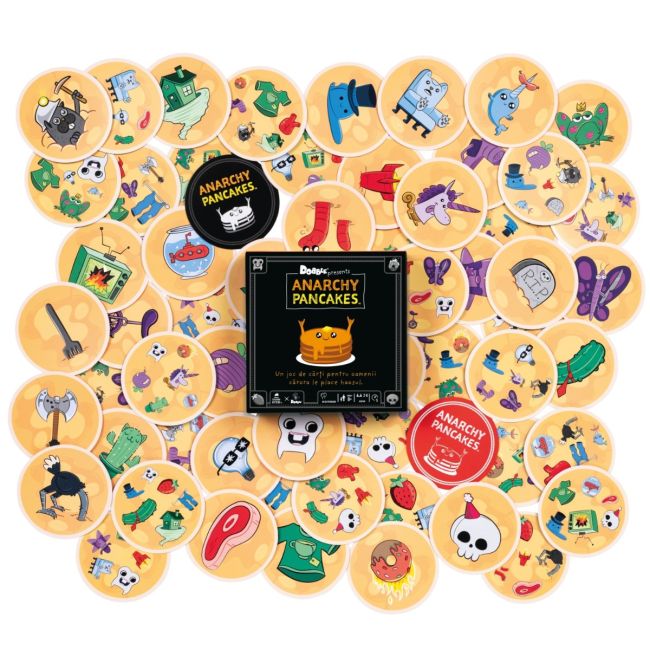 Joc Dobble Anarchy Pancakes, limba romana BKFDOBAP08RO