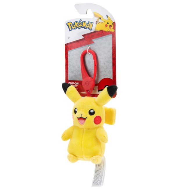 Pokemon - Jucarie de plus cu agatatoare, Pikachu #2, S6 BKFPKW0120