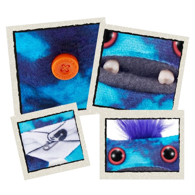 Fuggler - Jucarie de plus, 9 cm - Bebe ciudatei, Wide Eyed Weirdo BKF15703B