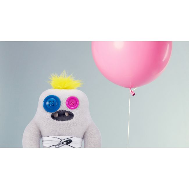 Fuggler - Jucarie de plus, 9 cm - Bebe ciudatei, SaBQuoosh BKF15703D