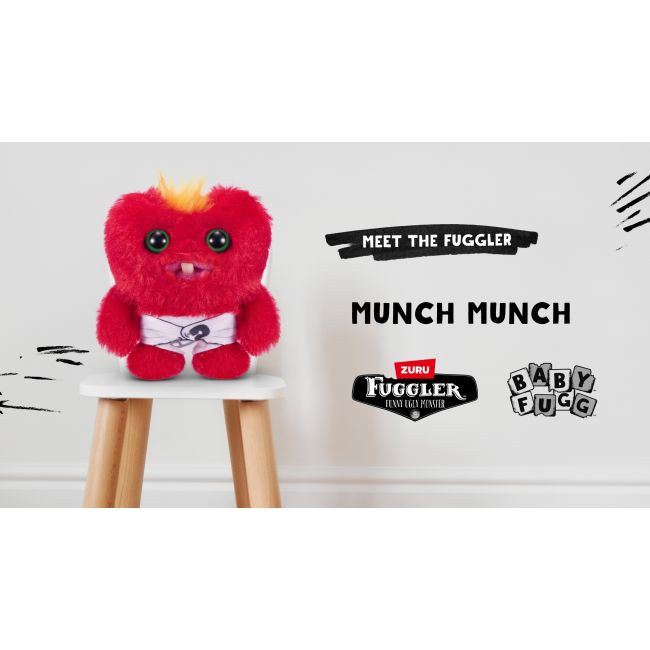 Fuggler - Jucarie de plus, 9 cm - Bebe ciudatei, Munch Munch BKF15703E