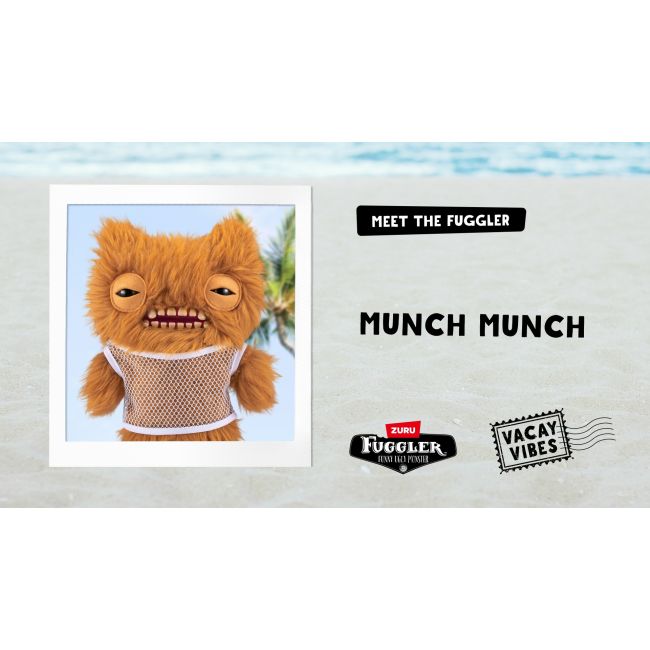 Fuggler - Jucarie de plus, 23 cm - Ciudateii in vacanta, Munch Munch - ginger BKF15714N