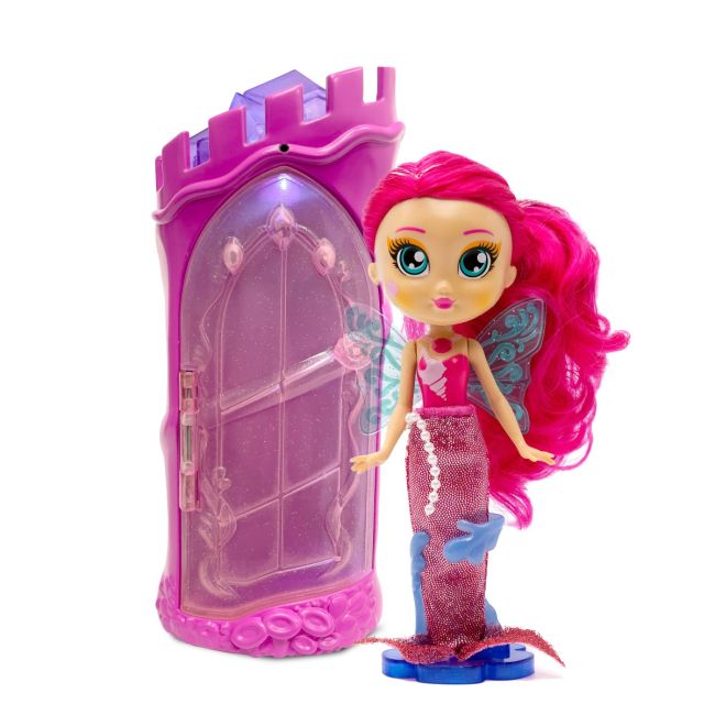 Bright Fairy Friends - Set de joaca cu sirena, castel si accesorii BKF21412