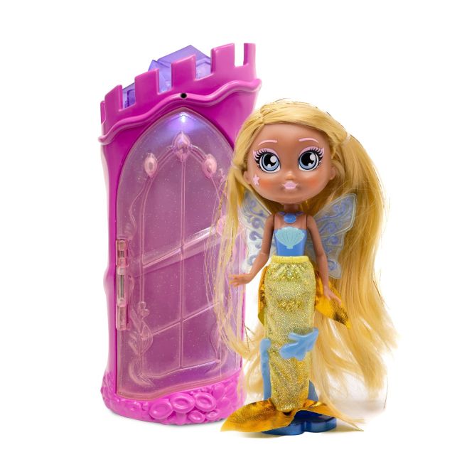 Bright Fairy Friends - Set de joaca cu sirena, castel si accesorii BKF21412