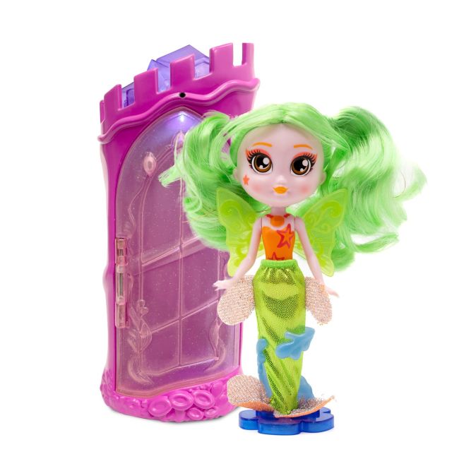 Bright Fairy Friends - Set de joaca cu sirena, castel si accesorii BKF21412