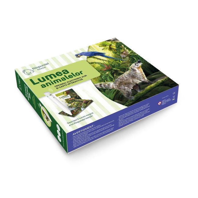 Pachet Raspundel Istetel, creion si carte Lumea animalelor BKF69366