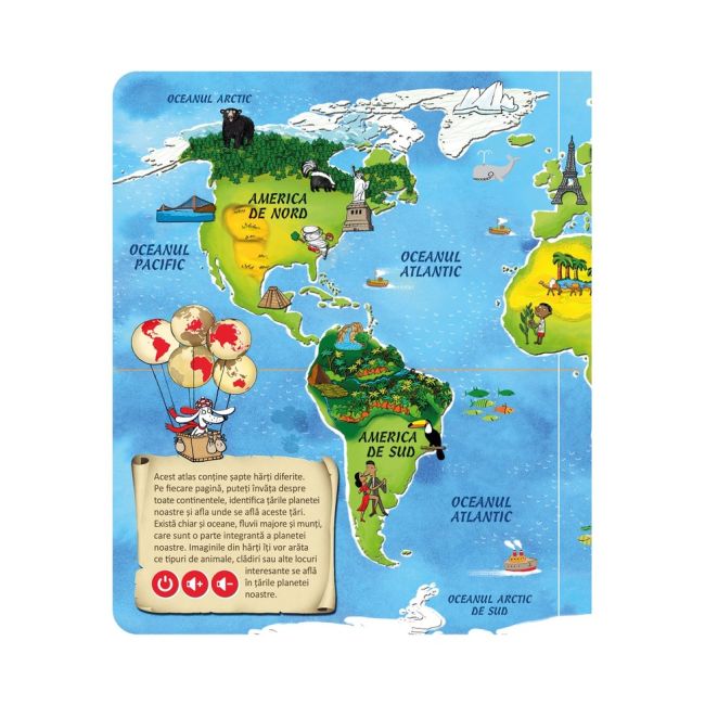 RASPUNDEL ISTETEL CARTE ATLASUL LUMII - BKF69369