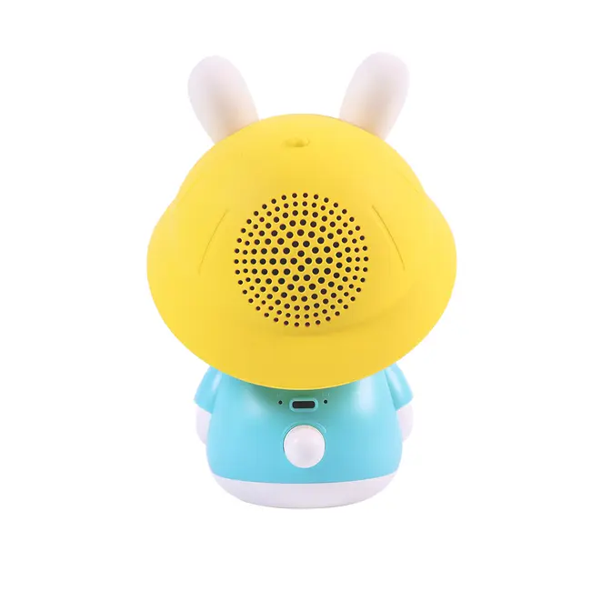 Alilo Baby Bunny - Iepuras interactiv cu povesti si cantece, albastru, RO/EN BKFG9S+Blue