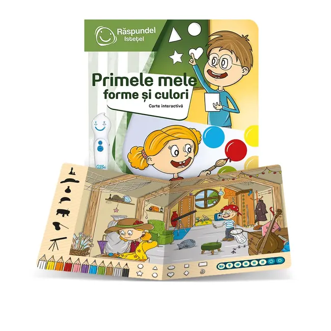 Raspundel Istetel, carte Primele mele forme si culori BKF19586