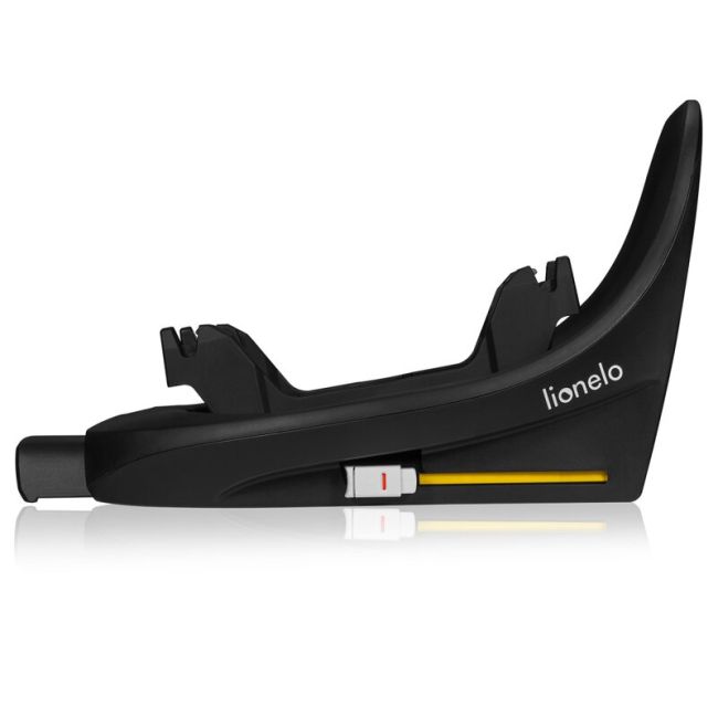 Baza scaun auto i-Size, Lionelo, Moxie, Rotativa 360, Cu isofix si picior stabilizator, Cu indicatori pentru instalare corecta, Negru BYNLO-MOXIE_I-SIZE_BASE_BLACK