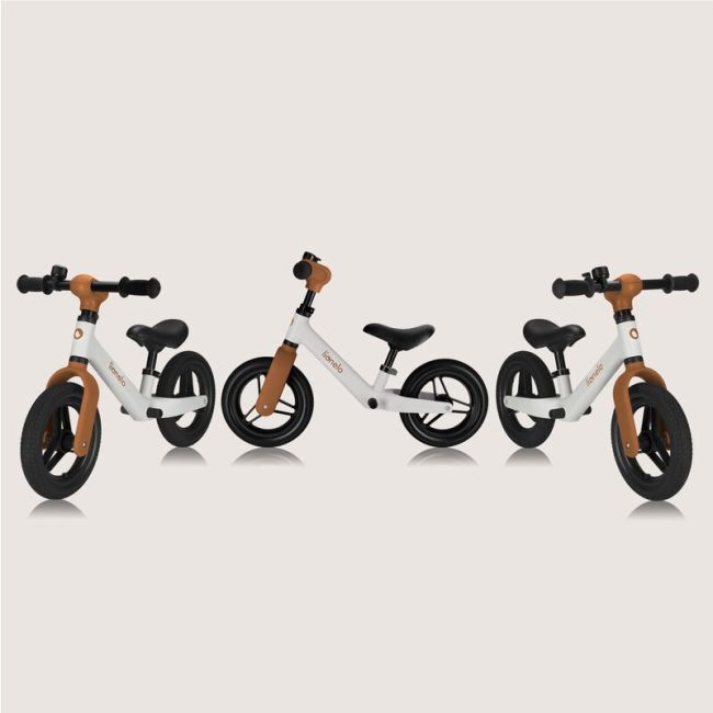 Bicicleta fara pedale, Lionelo, Toni, Cu ghidon si sa reglabile, Ultra usoara, 2.8 Kg, 18 luni+, Sustine 30 kg, Conform cu standardul EN71-1/2/3, Certificata TUV SUD, Bej BYNLO-TONI_BEIGE_SAND