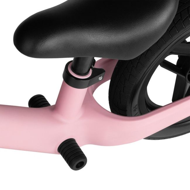 Bicicleta fara pedale, Lionelo, Toni, Cu ghidon si sa reglabile, Ultra usoara, 2.8 Kg, 18 luni+, Sustine 30 kg, Conform cu standardul EN71-1/2/3, Certificata TUV SUD, Roz BYNLO-TONI_PINK_ROSE