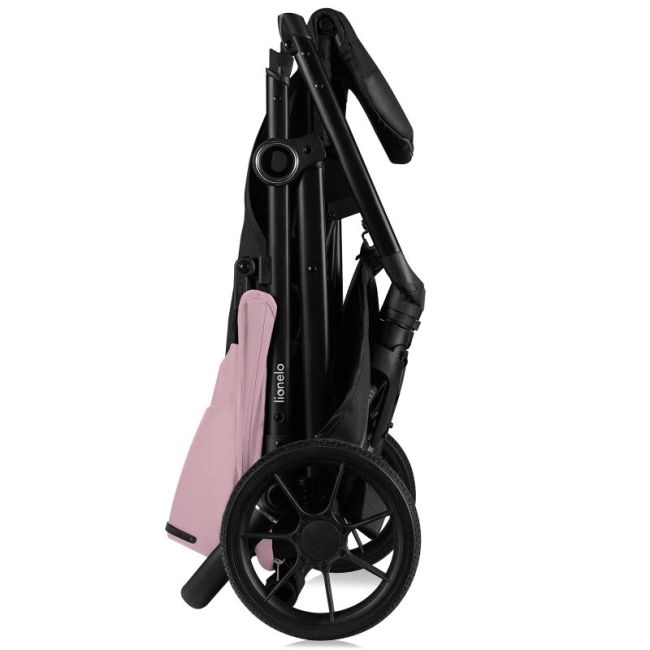 Carucior sport, Lionelo, Mira, Maner reglabil in 5 pozitii, Spatar si suport de picioare reglabile, Plasa de tantari si suport biberon incluse, Pana la 22 kg, 6 luni+, Conform cu EN1888-1, EN1888-2, Testare SGS, Roz BYNLO-MIRA_PINK_ROSE