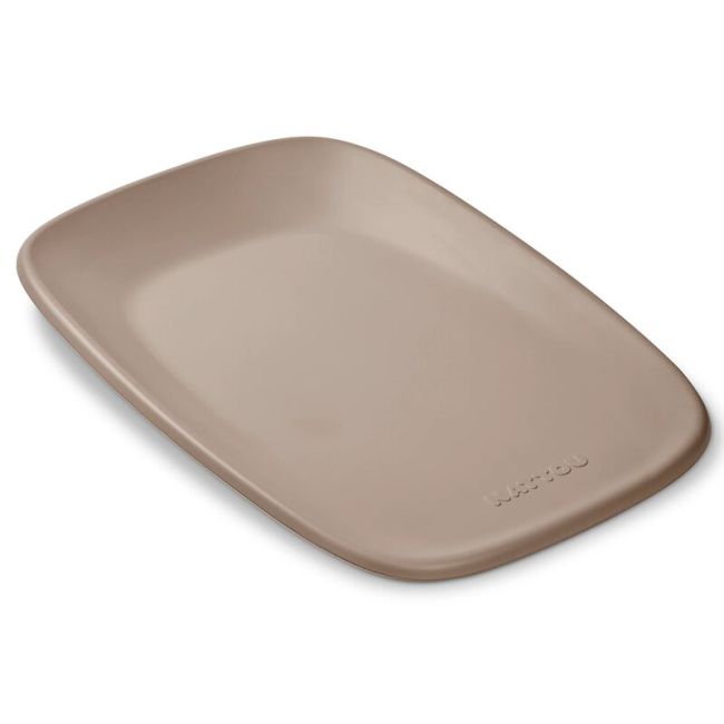 Saltea de infasat, Nattou, Softy, Moale, Utilizabil si fara husa, Design ergonomic, Spuma PU, 70x50x10 cm, Fara BPA, 0 luni+, Taupe BYN145077