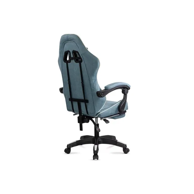 Scaun gaming OFF 295, spatar reglabil, suport picioare, stofa, robust, cadru polipropilena, rabatabil, 100 kg DRM10643