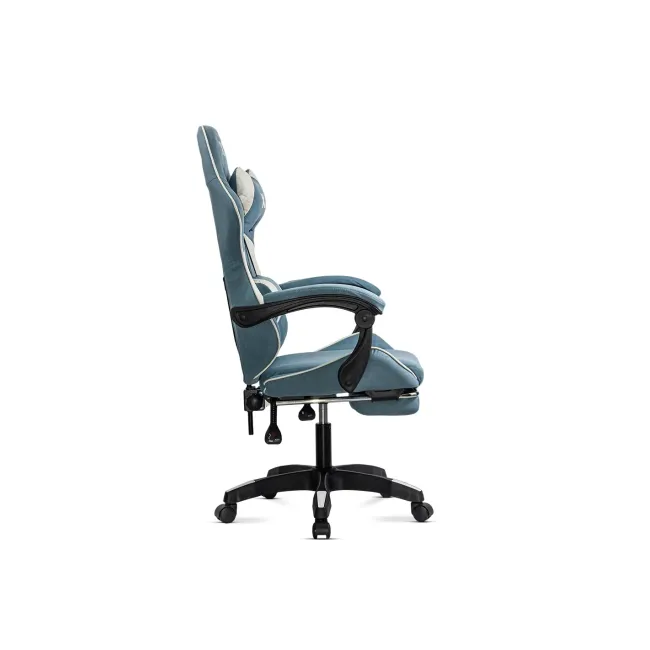 Scaun gaming OFF 295, spatar reglabil, suport picioare, stofa, robust, cadru polipropilena, rabatabil, 100 kg DRM10643