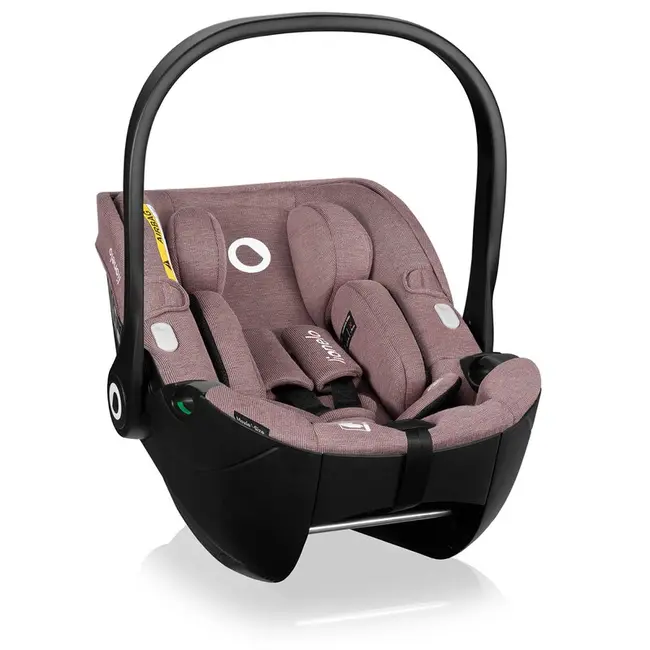 Scoica auto, Lionelo, Moxie, i-Size, 40-87 cm, Tetiera reglabila, intarita cu spuma de memorie, Carcasa ventilata, Din bambus, Protectie avansata, Conform cu R129, Mov BYNLO-MOXIE_I-SIZE_PINK_MAUVE