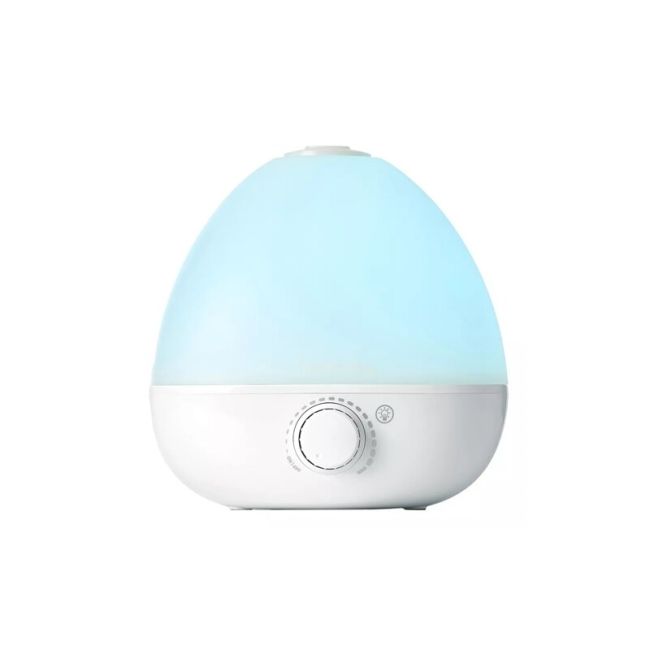 Umidificator, Fridababy, BreatheFrida, Cu ultrasunete 3 in 1, Ultra silentios, Include difuzor de uleiuri esentiale si lumina de veghe, Cu oprire automata, Rezervor BPA Free, Alb BYNFRI20