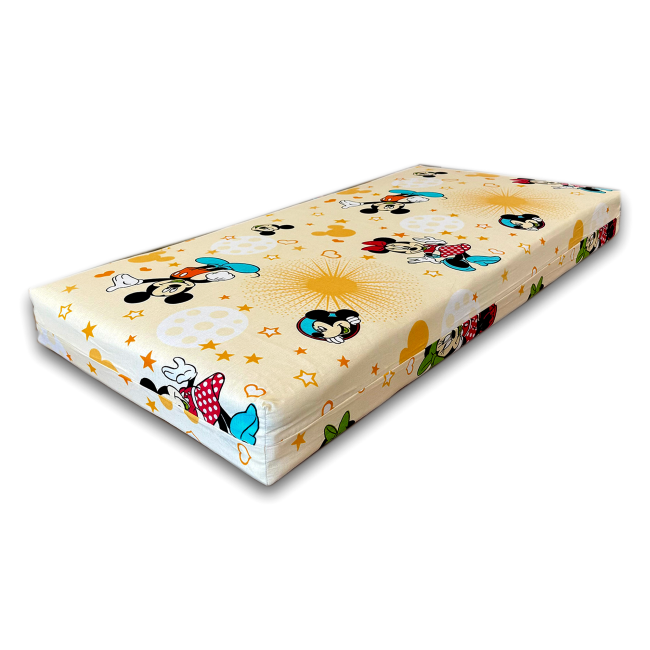 Saltea SmartNest Inalt Cu Lana 5 Straturi 160 X 80 X 16 Cm, Husa Bumbac - ASC1019