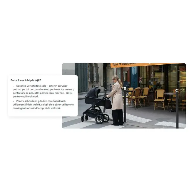 Carucior 2 in 1, Lionelo, Layla, Pana la 22 kg, Cadru aluminiu, Cu landou intarit si salteluta din spuma AirDots, Reversibil, Cu ventilatie 3D, Cu accesorii, EN1888-1, EN1888-2, EN1466, Gri BYNLO-LAYLA_2IN1_GREY_STONE