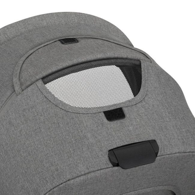 Carucior 2 in 1, Lionelo, Meril, Cu landou si scaun cu dimensiune XL, Reversibil, Cu sistem de ventilatie 3D, Cu accesorii, Pana la 22 kg, Conform cu EN1888-1 EN1888-2, EN1466, Gri BYNLO-MERIL_2IN1_GREY_STONE