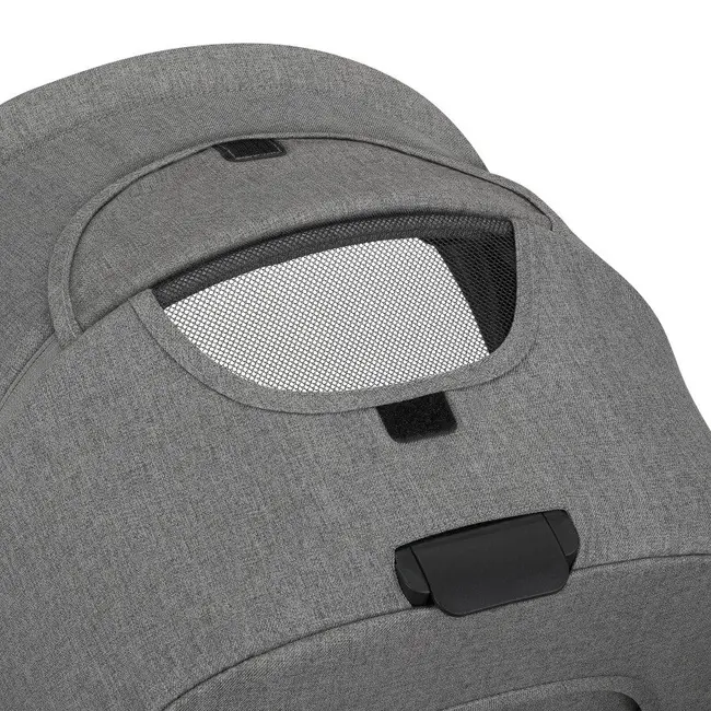 Carucior 2 in 1, Lionelo, Meril, Cu landou si scaun cu dimensiune XL, Reversibil, Cu sistem de ventilatie 3D, Cu accesorii, Pana la 22 kg, Conform cu EN1888-1 EN1888-2, EN1466, Gri BYNLO-MERIL_2IN1_GREY_STONE