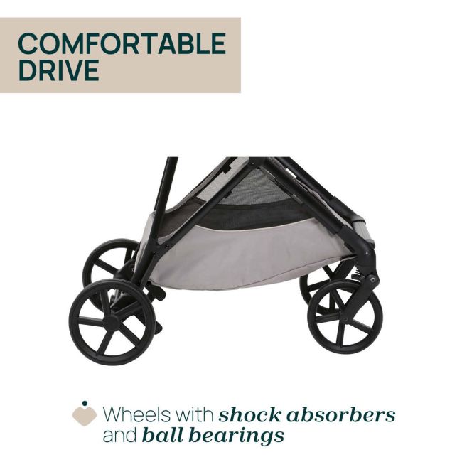 Carucior copii 3 in 1 Chicco Seety, cu scaun auto Kory Plus I-Size, FlorenceBeige (Bej), 0luni+ CHC8709770+8709870+8714645-8
