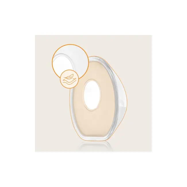 Colectoare san, Lionelo, 2 buc, 60 ml, fara BPA, Ergonomice, Compatibile cu orice sutien, Transparent BYNLOC-MILKY_SIMPLE