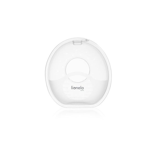 Colectoare san, Lionelo, 2 buc, 60 ml, fara BPA, Ergonomice, Compatibile cu orice sutien, Transparent BYNLOC-MILKY_SIMPLE