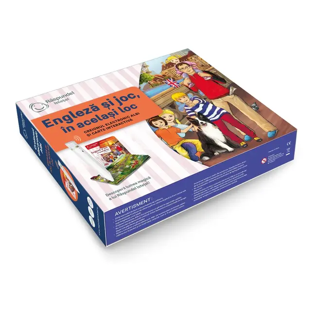 Pachet Raspundel Istetel, creion si carte Engleza si joc, in acelasi loc BKF69364