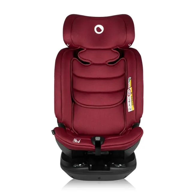 Scaun auto, Lionelo, Bastiaan RWF i-Size, Pozitie de somn, Protectie laterala, Rotire 360 grade, 0-36 Kg, Cu Isofix si Centura Top Tether, Conform cu standardul european de securitate ECE R129, Rosu BYNLO-BASTIAAN_RWF_ISIZE_RED_BURGUNDY