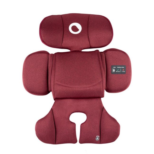 Scaun auto, Lionelo, Bastiaan RWF i-Size, Pozitie de somn, Protectie laterala, Rotire 360 grade, 0-36 Kg, Cu Isofix si Centura Top Tether, Conform cu standardul european de securitate ECE R129, Rosu BYNLO-BASTIAAN_RWF_ISIZE_RED_BURGUNDY