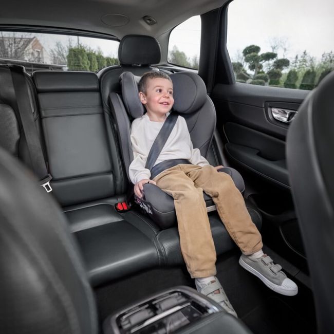 Scaun auto i-Size, Lionelo, Neal, Spatar reglabil in 4 pozitii, Tetiera in 10 pozitii, Suport sticla inclus, 15-36 Kg, 100-150 cm, Cu Isofix, Conform ECE R129, Verde Turquoise BYNLO-NEAL_I-SIZE_GREY_CONCRETE