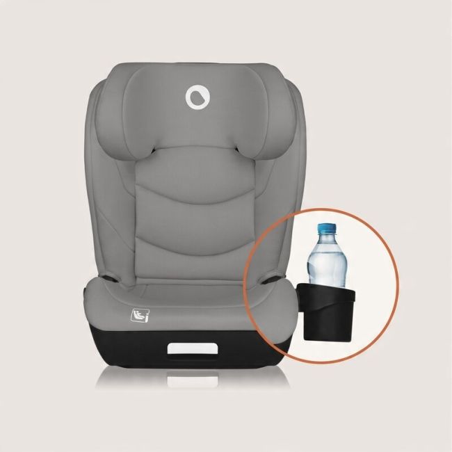 Scaun auto i-Size, Lionelo, Neal, Spatar reglabil in 4 pozitii, Tetiera in 10 pozitii, Suport sticla inclus, 15-36 Kg, 100-150 cm, Cu Isofix, Conform ECE R129, Verde Turquoise BYNLO-NEAL_I-SIZE_GREY_CONCRETE