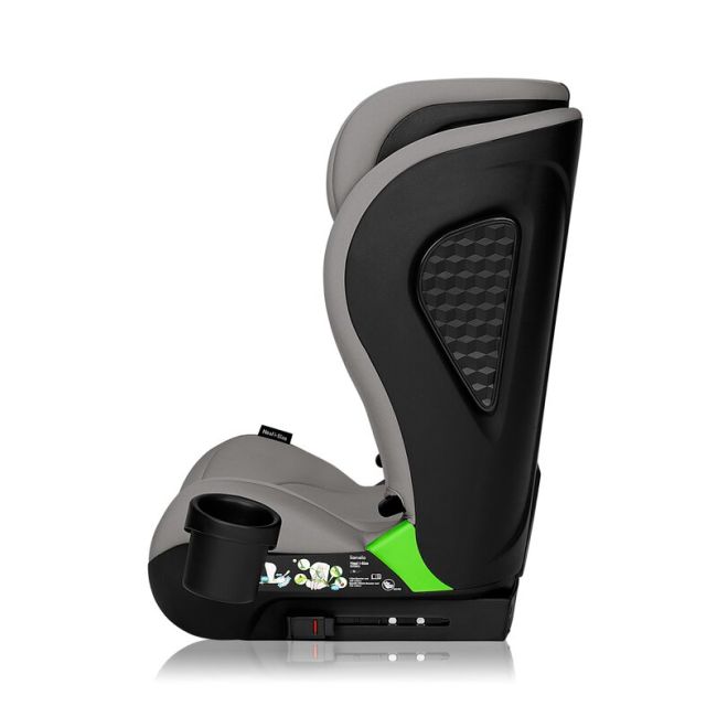 Scaun auto i-Size, Lionelo, Neal, Spatar reglabil in 4 pozitii, Tetiera in 10 pozitii, Suport sticla inclus, 15-36 Kg, 100-150 cm, Cu Isofix, Conform ECE R129, Verde Turquoise BYNLO-NEAL_I-SIZE_GREY_CONCRETE