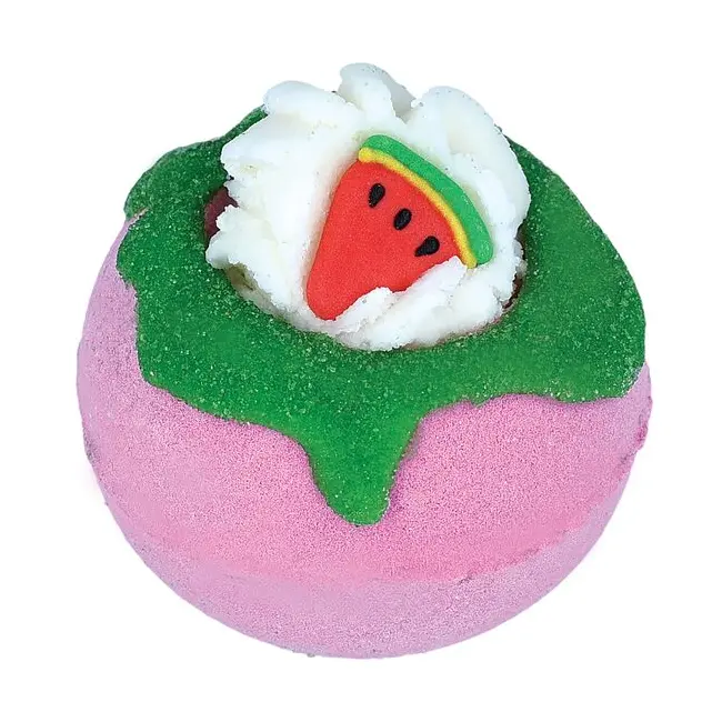 Bomba de baie handmade, cu figurina, One In A Melon Bath Blaster 160g, Bomb Cosmetics