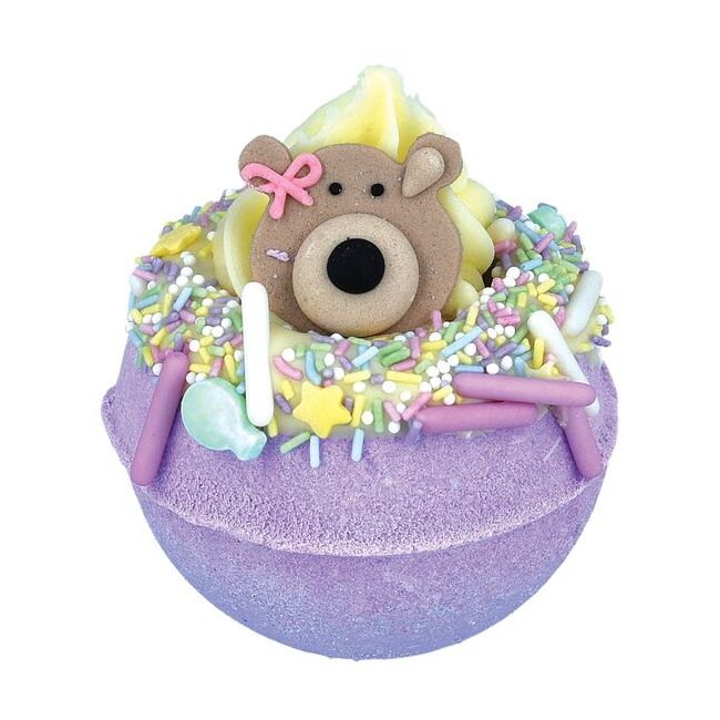 Bomba de baie handmade, cu figurina, Teddy Bears Picnic Bath Blaster 185g, Bomb Cosmetics