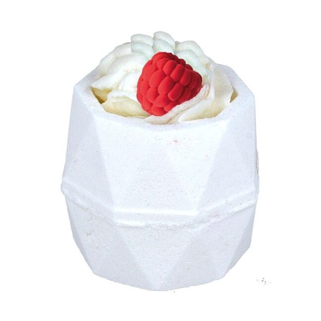 Bomba de baie handmade, cu figurina, White Raspberry Bath Blaster  160g, Bomb Cosmetics