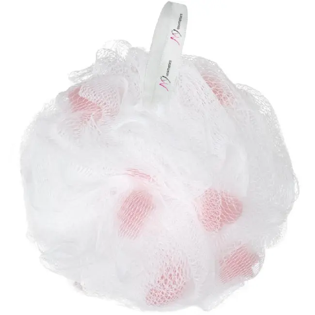 Burete de baie plasa cu insertii colorate, MyCosmetics&reg;, 47g