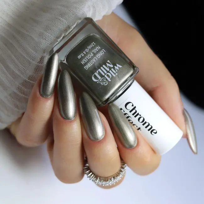 Lac unghii Chrome Effect CH09 Iron Veil Wild & Mild 12ml