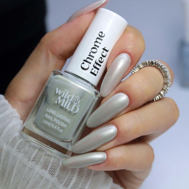 Lac unghii Chrome Effect CH10 Molten Mercury Wild & Mild 12ml