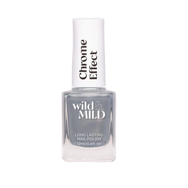 Lac unghii Chrome Effect CH12 Aluminium Aura Wild & Mild 12ml