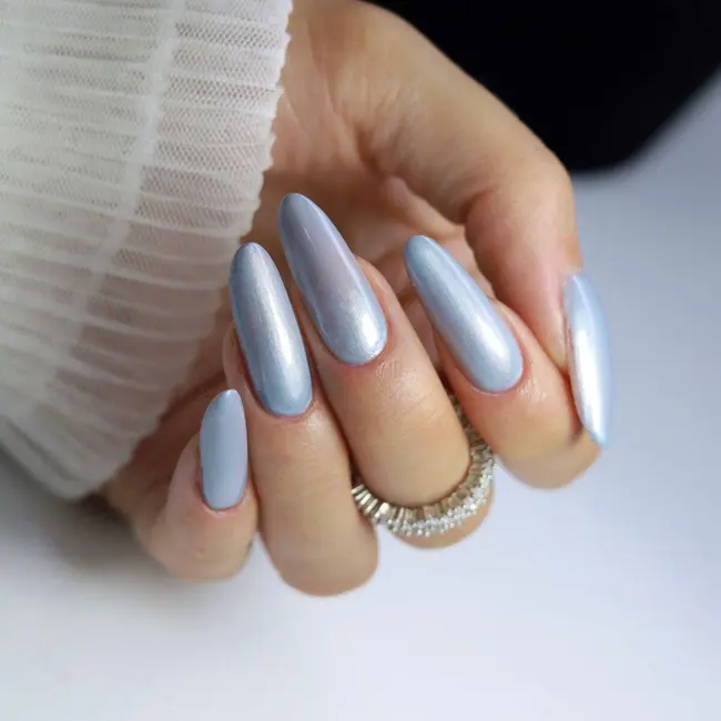 Lac unghii Chrome Effect CH12 Aluminium Aura Wild & Mild 12ml