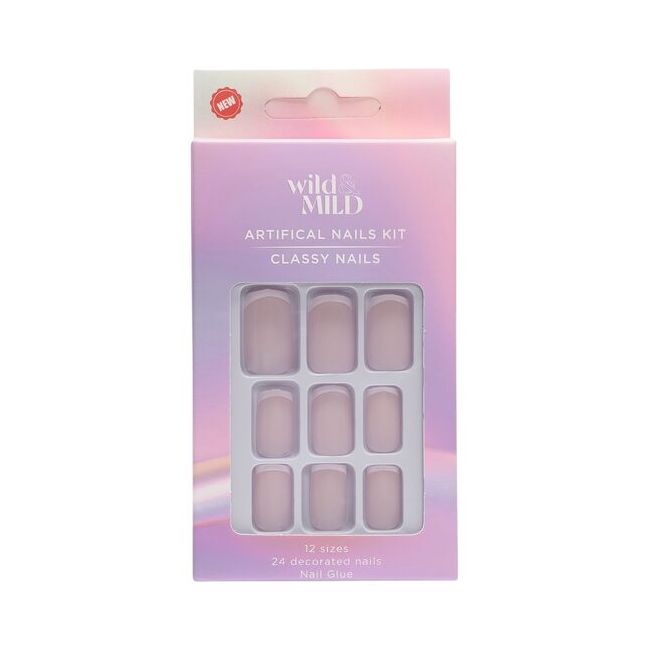 Unghii false 090 Ballet Blanc Wild & Mild N24